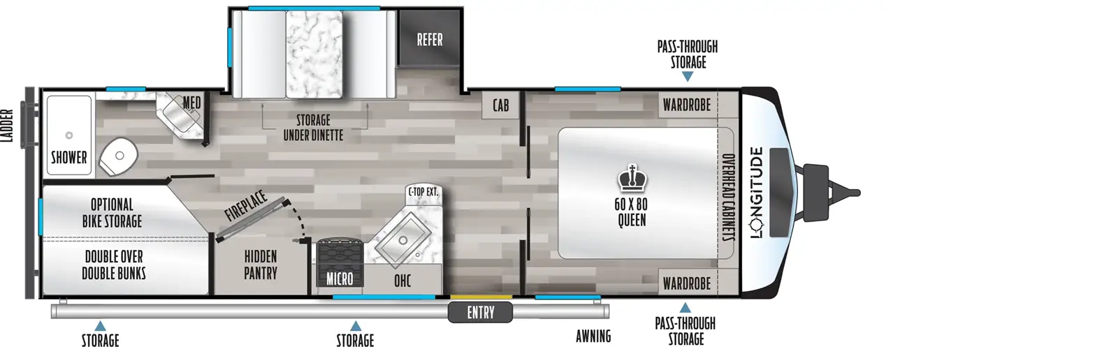 Longitude Travel Trailers East to West